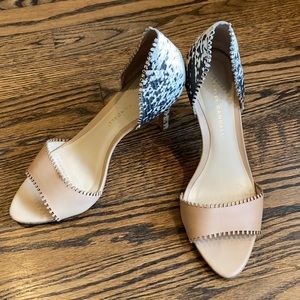 Loeffler Randall Tan/Nude Leora Snake Heel